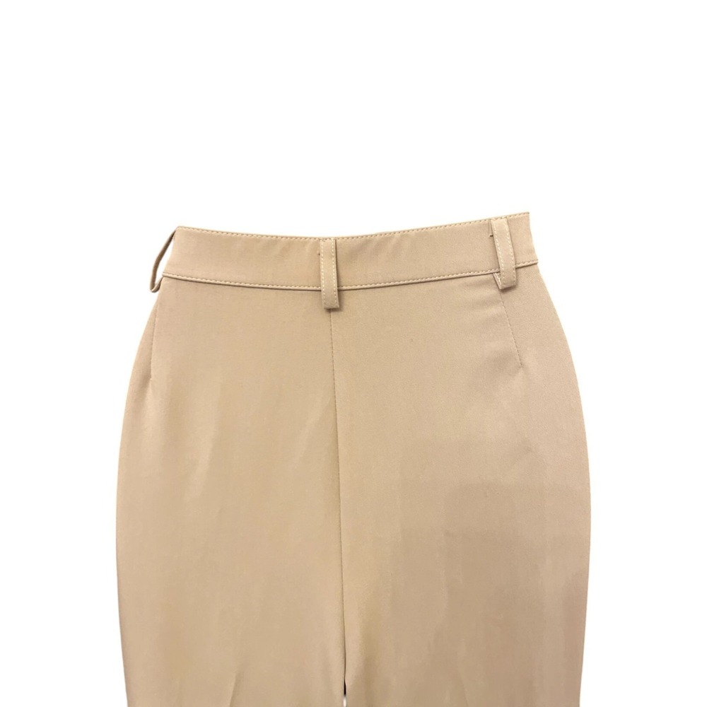 Soft Works Womens Comfort Waist Casual Pants Size 10 Beige Poly Knit Stretch - Picture 9 of 12